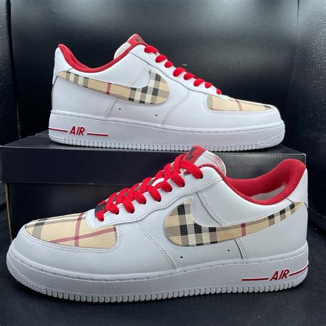 custom air force 1 burberry|nike air force 1 Burberry.